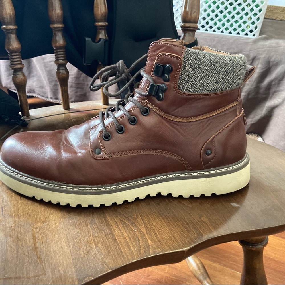 Madden brown leather boots 10.5M